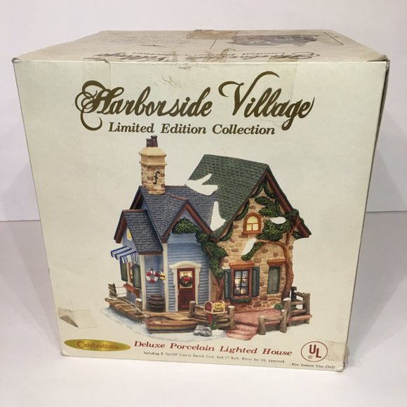 2003 Harborside Village Limited Edition Christmas House LIGHTED - Picture 15 of 16